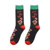 Cotton Mid-calf Pattern Men's Socks, Christmas Stockings, Cartoon Character Socks, Women's and Men's Long Stockings, Casual and Versatile.