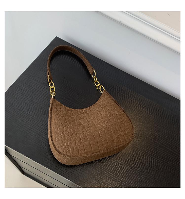 

Повсякденна сумка-мессенджер, жіноча сумка 2024, нова модна маленька квадратна сумка з повсті, популярна маленька сумка, проста повсякденна сумка через плече темно-коричневого кольору