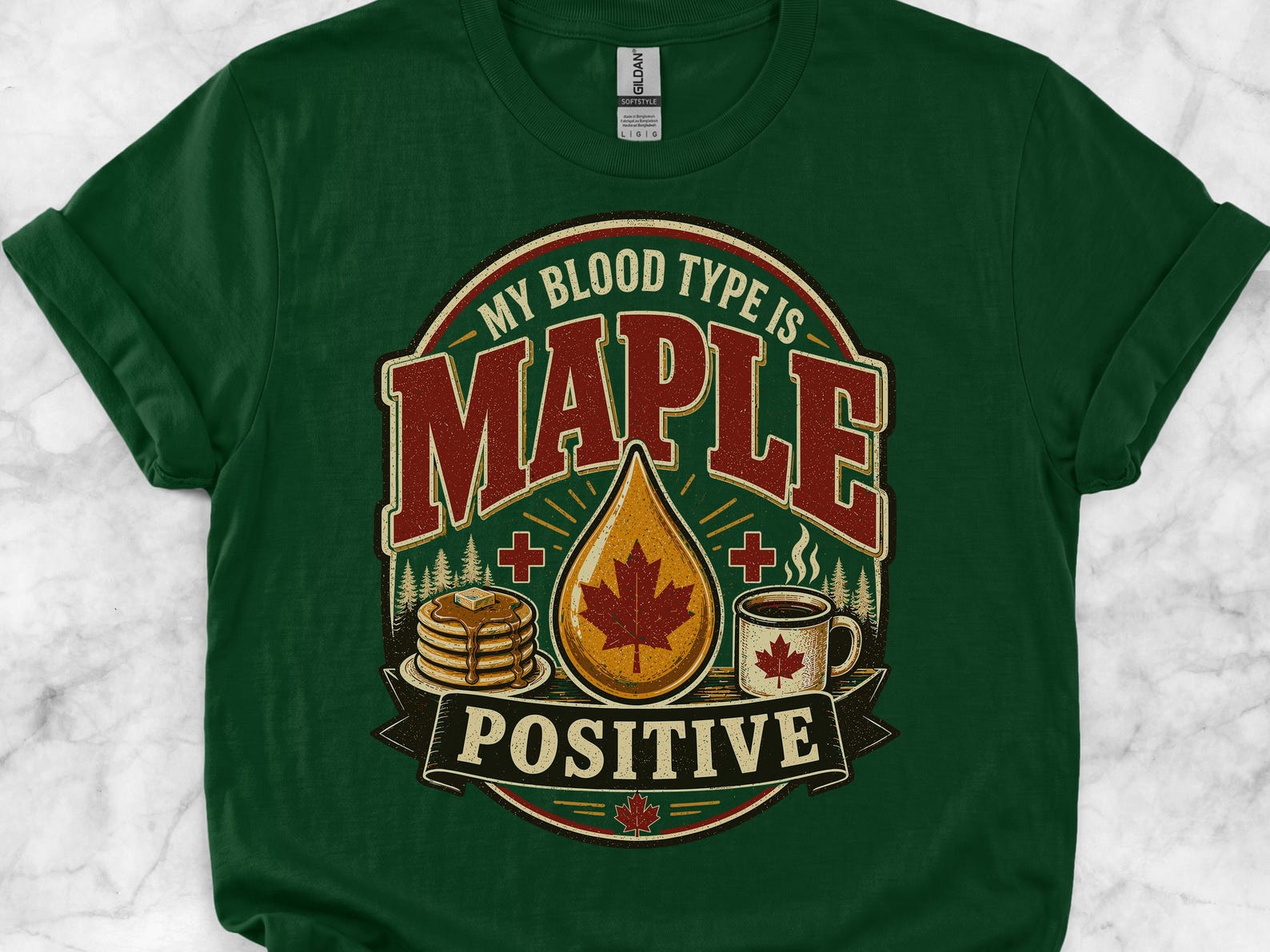Maple Syrup Shirt, Vermont Maple Tee, Funny Breakfast Foodie Shirt for Pancake Waffle Lovers, Maple Syrup Day Gift, Maple Positive 2XL