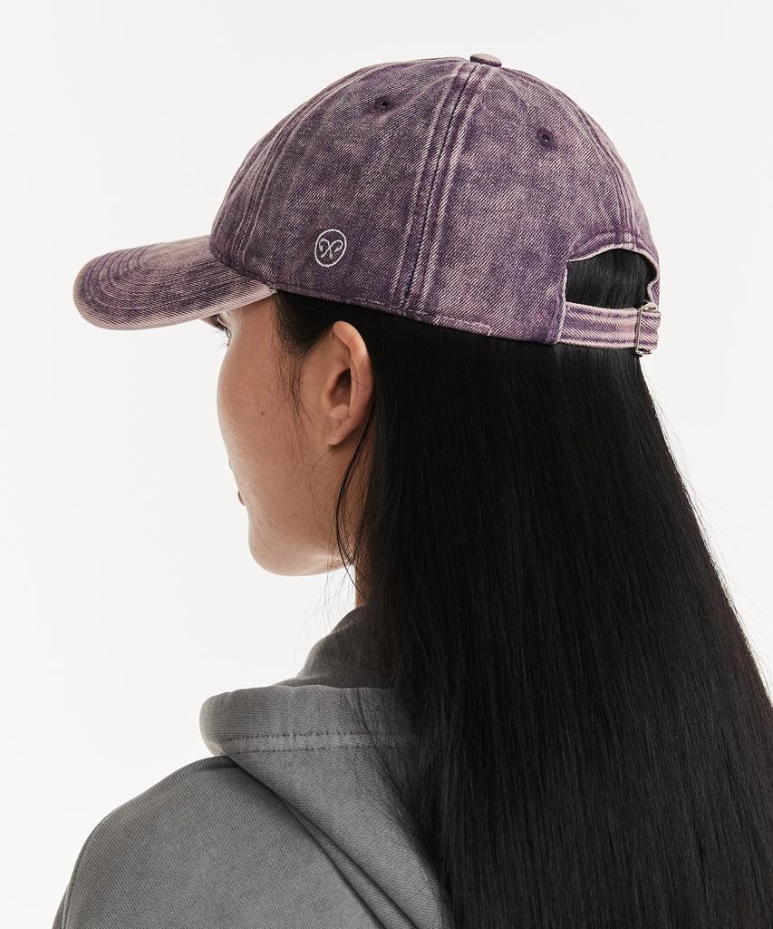 HELEMENT Mountain Stonewashed Ball Cap (Purple)