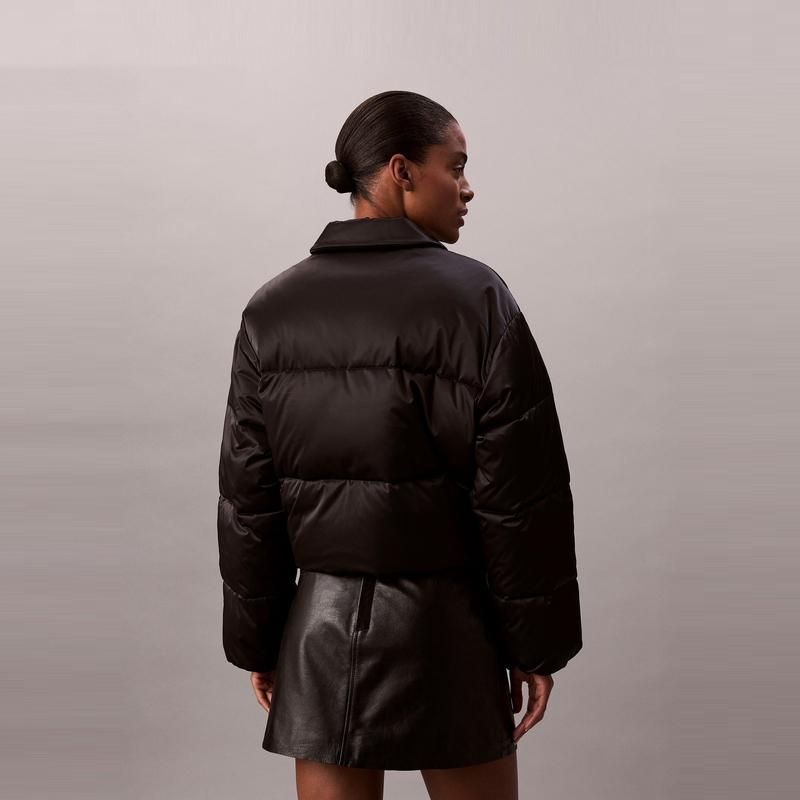 Calvin Klein Casual Letter Embroidered Loose Short Jacket Women Jacket 47D594G