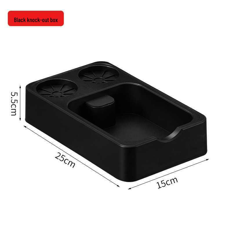 Italian Coffee Tamper Base with Integrated Knock-Box and Distribution Tool – Complete Coffee Machine Accessory Set