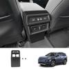 For Daily Driving Carbon Fiber Rear Armrest Vent Cover Rear Armrest Air Outlet Trim Armrest Air Trim ABS Plastic Material