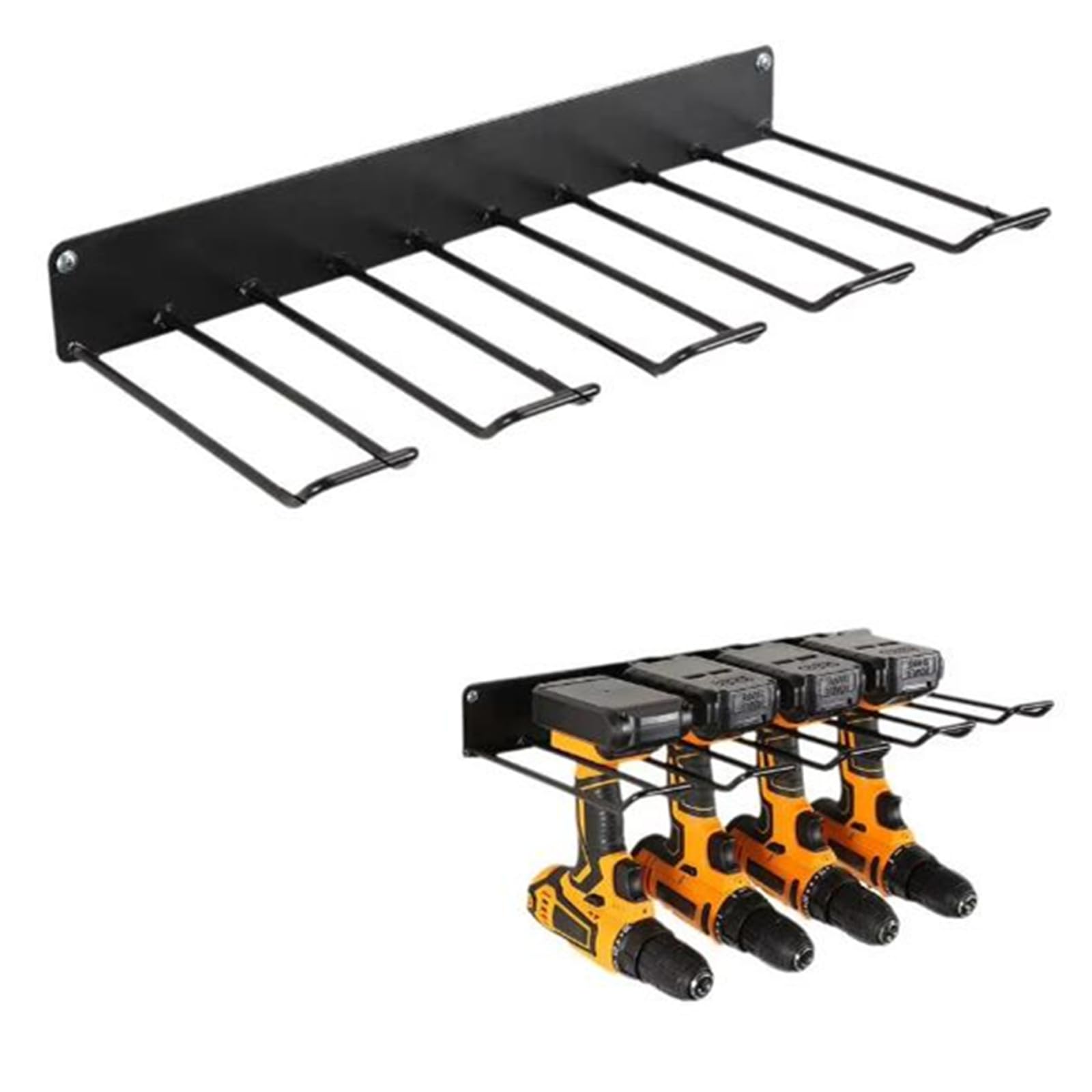 

Samcos Power Tool Storage Tool Storage Rack for Power Tools and Tool Storage Organizer Holder for and Sheds Cabinet, Wall-Mounted, Multifunctional,