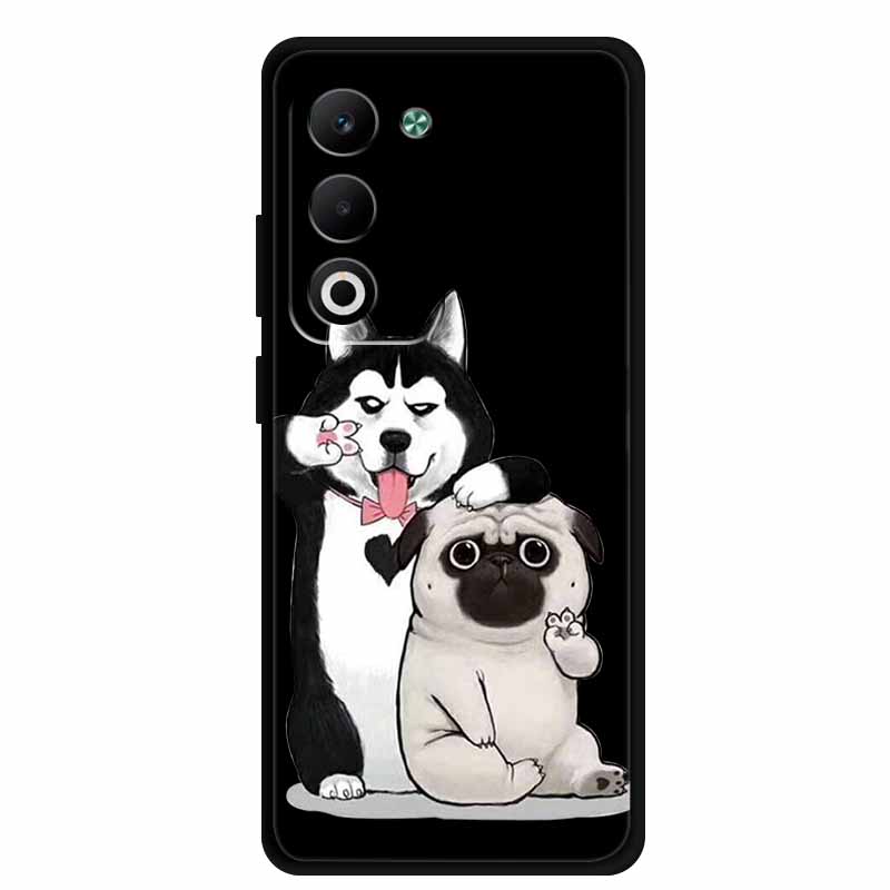 Coque For OPPO A5m A5i Pro Case Cartoon Cat Black Silicone TPU Soft Phone Case For OPPO A5 5G 4G Global Back Cover Case Funda