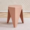 Nordic Creative Non-slip Plastic Stool - Thickened, Stackable, Square Gel Design for Home Use