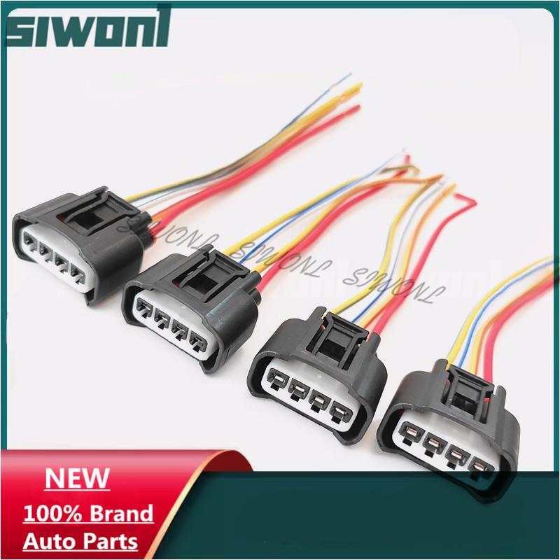 4Pcs Connector Plug Harness Ignition Coil For Toyota /Lexus Camry Yaris Corolla Rav4 Highlander OEM 90980-11885 90919-02244