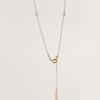 Less is more Y PEARL 14K GOLDFILLED NECKLACE