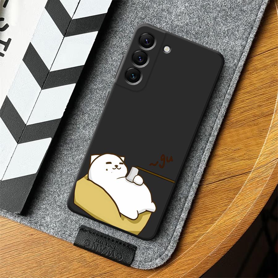 Cartoon Cat Matching Couple Phone Case for Samsung Galaxy A53 A22 A51 A35 A54 A21s A52 A55 A72 A24 A73 A56 A33 A25 A25 A23 A35