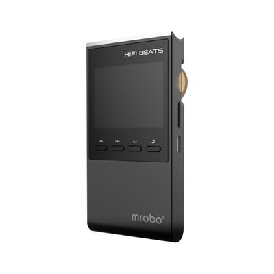 64GB HIFI bezeztrátový MP3 přehrávač, tělo ze slitiny hliníku, otočné ovládání, 1,8palcový MP4 přehrávač s baterií 2000 mAh, dlouhá doba přehrávání