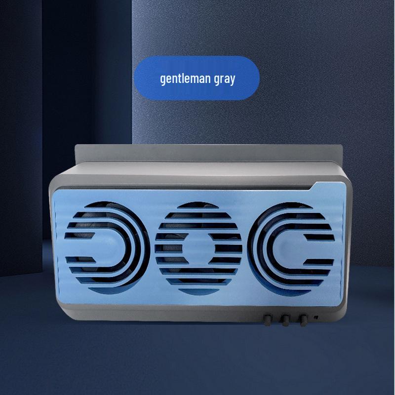 Summer Solar Car Exhaust Fan: Three-Head Solar-Powered Cooling and Deodorizing Ventilation Fan