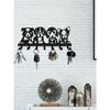 Black Metal Kitchen Towel Hook, Cute Puppy Shaped Wall Decor, Creative Gift for Dog Lovers