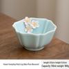 Pink Flower Petal Chinese Style Tea Cup for Personal Use