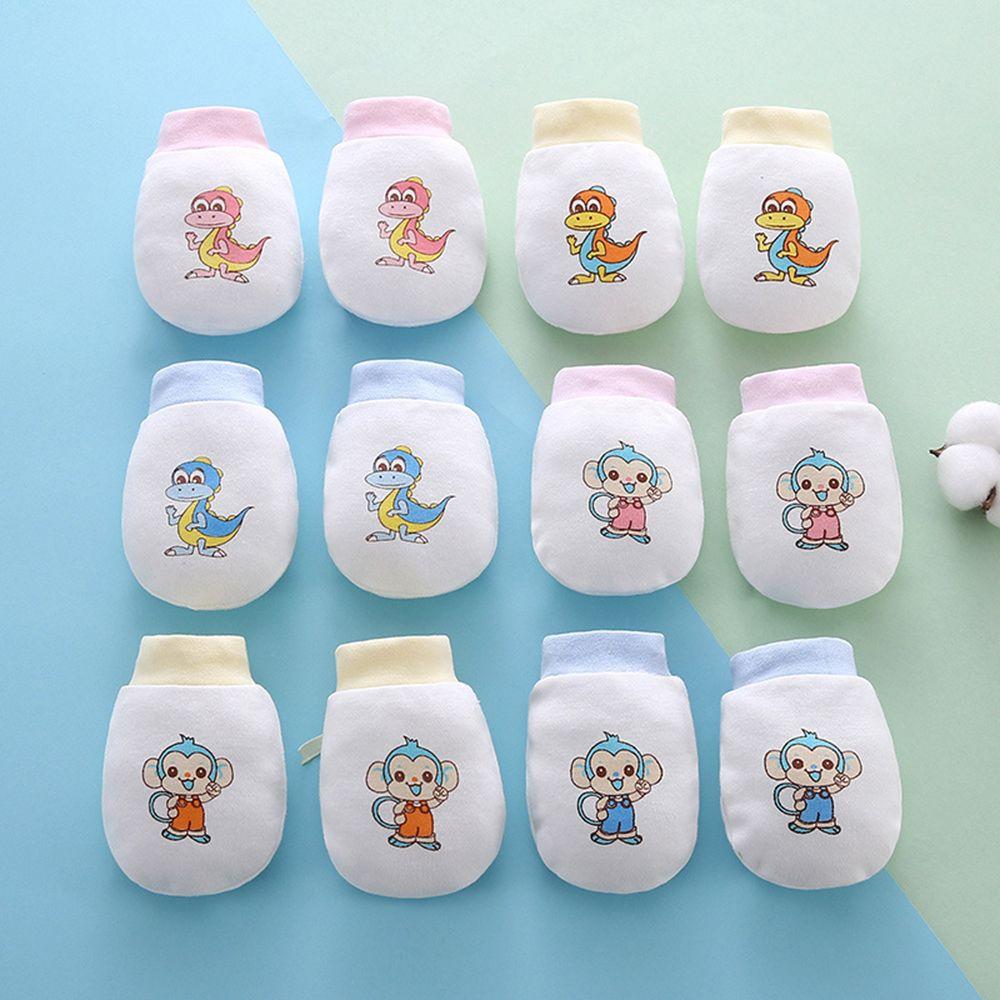 Product Baby Care Infant Newborn Pure Cotton Gloves Mittens Anti Scratch Drawstring