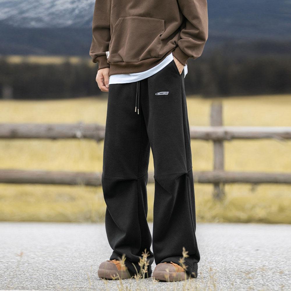 Men's Women's Oversized Spring Autumn Y2K Casual Baggy Wide Leg Pants Drawstring Pants Trousers Sweatpants For Men Korean Clothes