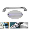 13/18 Inch Zinc Alloy Industrial Pipe Wall Handrail Luminous Door Pull Handle,Staircase Steps Handrail, Grab Bar for RVs