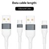 6A Fast Charging Cable Line USB 5pin/ Type C Connector USB Power Cable Cord for Tablets Phones Quick Charging Wire