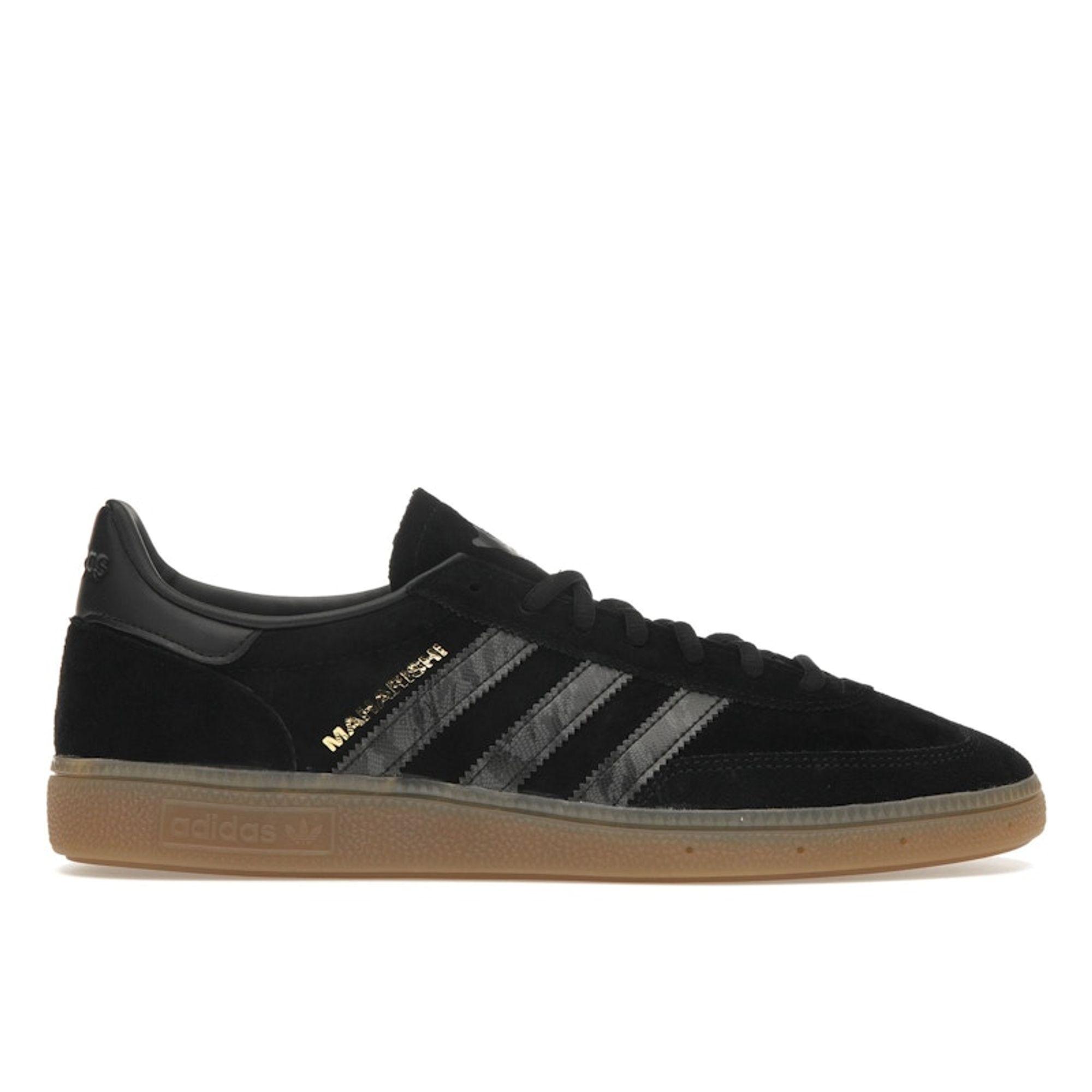 Кроссовки унисекс Maharishi x adidas Handball Spezial Черный Гум Основной черный Карбон IG4154 35⅔