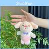 Cute Fun And Plush Pig Keyring With Short Plush Texture Available In Light Green Blue And Pink Colors