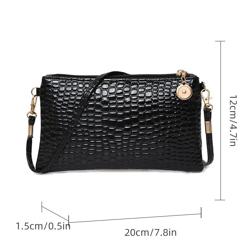 Mini Modieuze Dames Schoudertas Messenger Bag luxe Telefoon Munt Portemonnee Effen kleur Handtas Kleine Crossbody Tas