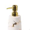 Ceramic Pump Soap Dispenser Leakproof 500ml/17oz Elegant Refillable Body Wash for