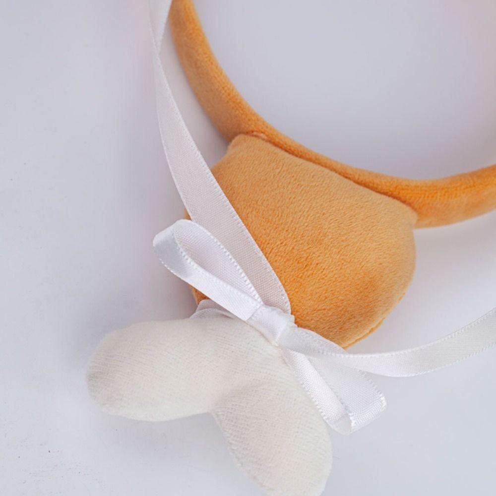 Soft Cloth Thanksgiving Animal Headband Party Headdress Chicken Leg Hair Band  Unisex