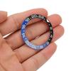 Ceramic Watch Bezel Insert 40mm Outer Diameter Wristwatch Loop Ring Replacement Parts Black Blue