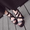 Open Toe High Heels Sandals Women Platform Shoes For Party Nightclub Sexy Black Gothic Footwear