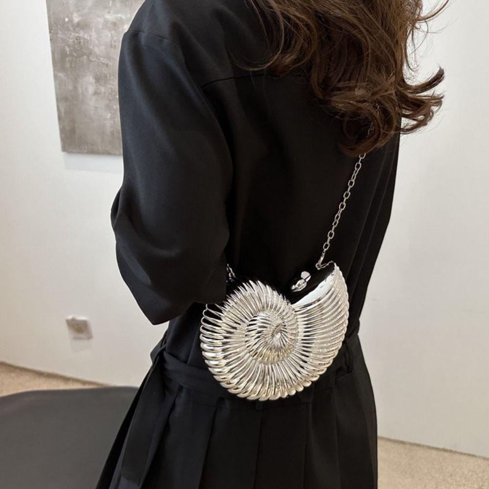 Sac à Bandoulière Coque pour Trajet Quotidien Sac Bandoulière Créatif Sac Simple Coquillage Filles