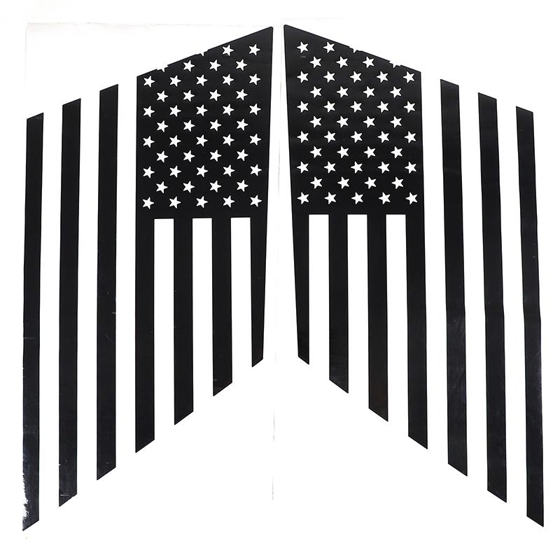 For Land Rover Range Rover Vogue L405 2013-2022 PVC Black Car Rear Side Window Glass Trim Sticker Car