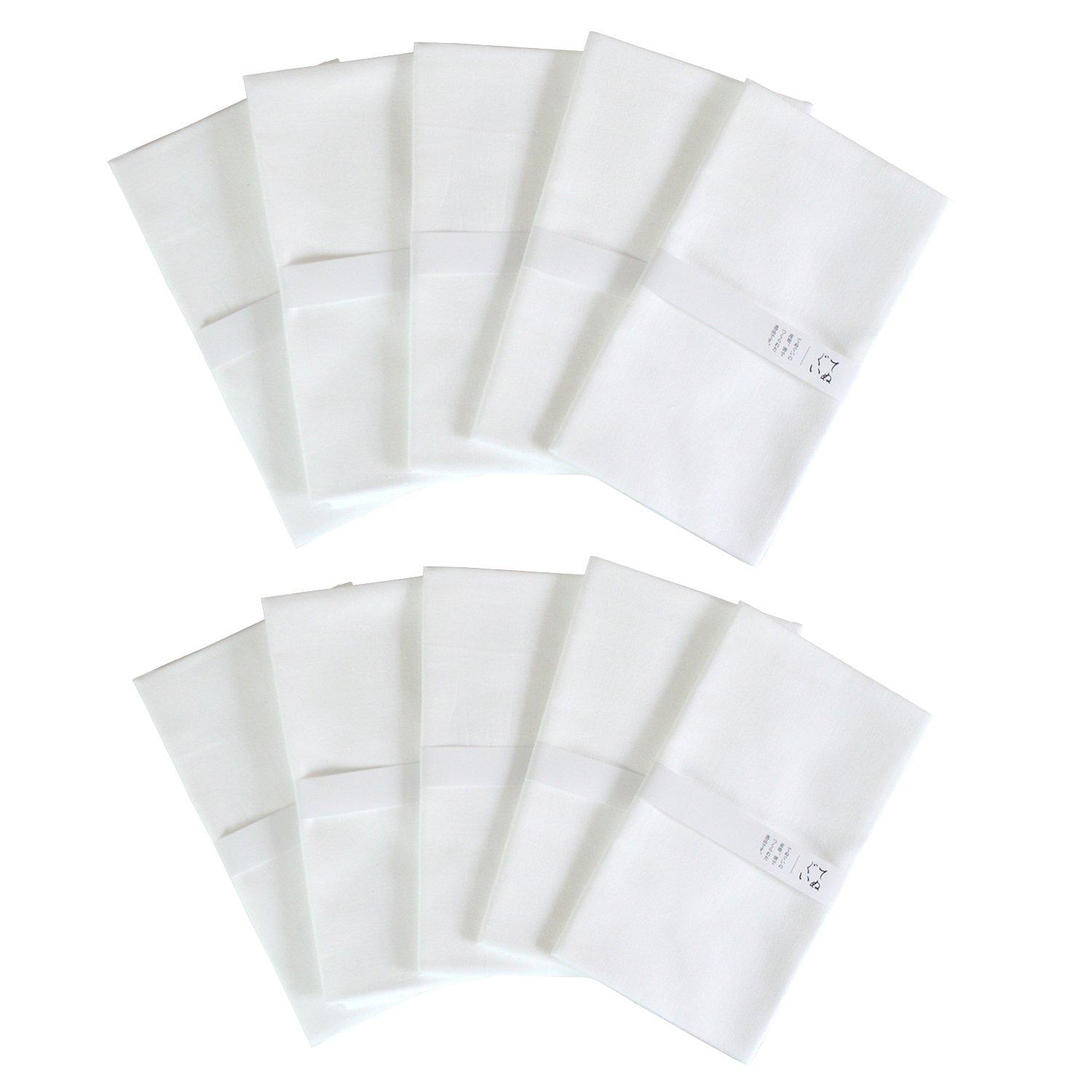 

TRANPARAN Tenugui Oka Fabric Set of 10 Made in Japan Domestically Made Non-Fluorescent