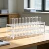 Test Tube Rack for Centrifuge Tube, Clear Test Tube Holder Centrifuge Tube Holder Labortory Display Stand for Test Tube