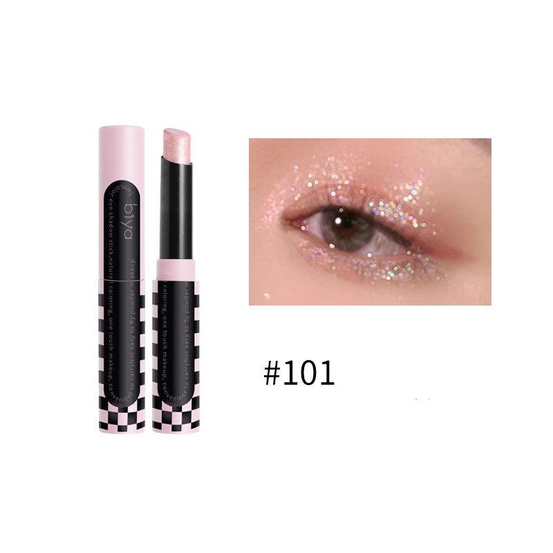 Ambilight Eyeshadow Stick Pearlescent Fine Glitter Powder Delicate Brightening Nose Shadow Silkworm Eyeshadow Highlight Stick