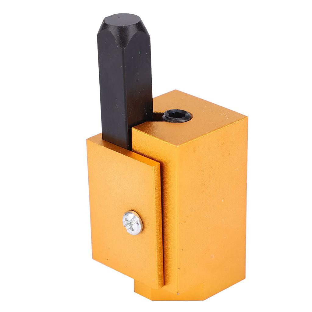 Aluminium Alloy Square Embedded Hinge Door Lock Groove Angle Chisel Woodworking Tool