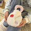 Bolsa de Água Quente de Pelúcia Desenho Animado Portátil Grade Bonita Bolsa de Água Quente Meninas Aniversário Natal Ano Novo Presente Lavável Espessa Bolsa de Água