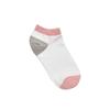 HISS5F004WT_Women's Puppy Cotton Blend Color Block Ankle Socks 3-Piece Set
