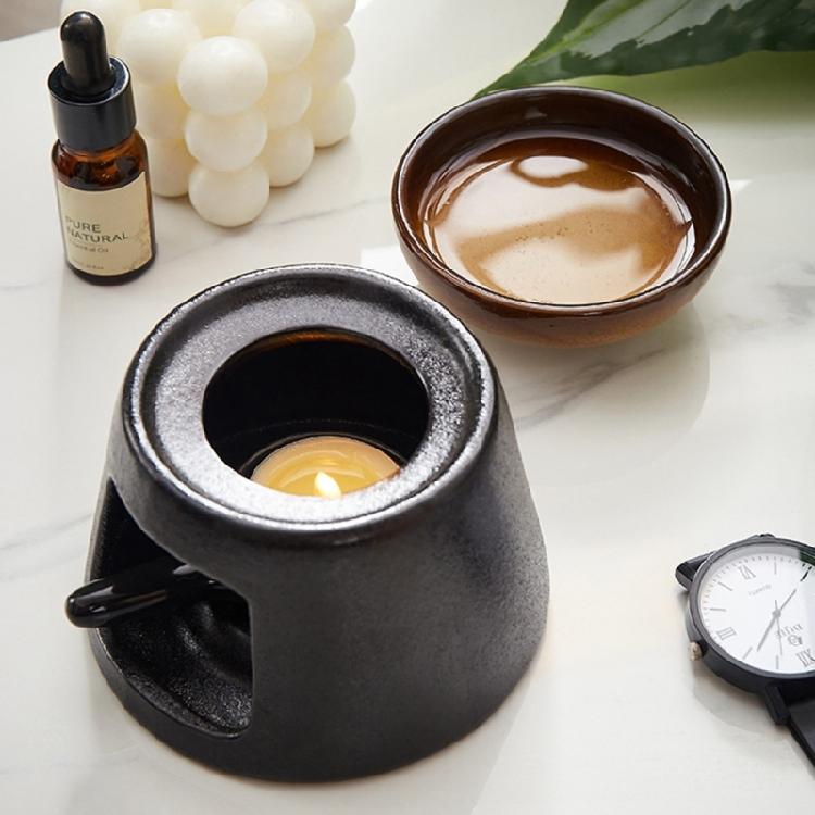 Stylish Ceramics Essential Oil Burners with Bowl and Tealight Candle Spoon for Aromatherapies and Relaxation Room Decors