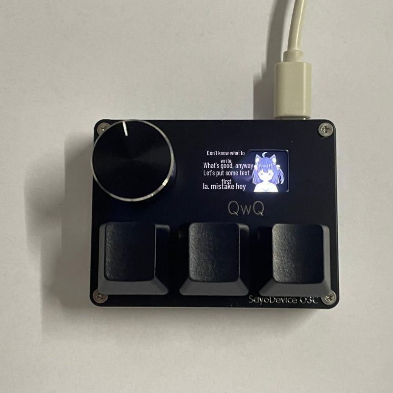 

Customizable Gaming Keyboard with Magnetic Knob