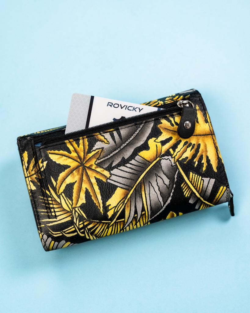 Women's leather wallet R-N0493-ART-19-7248