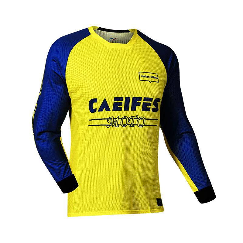Spot Off-road Motorcycle Clothing, Cycling Clothing, Downhill Clothing, Casual Crew Neck T-shirt, Breathable and Quick-drying Running Clothing, 