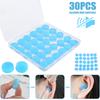30Pcs Silicone Ear Plugs Noise Reduction Sleep Anti Canceling Sound Insulation Earplug Protection Sleeping Swimming Ear Plugs