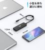 10Gbps USB C Hub Gen 2 4 Port ICZI USBC zu Hub Verlängerungskabel Erweiterung Erweiterung Mehrere Schlankes Design Leichtgewicht MacBook iPad und Videoausgang nicht