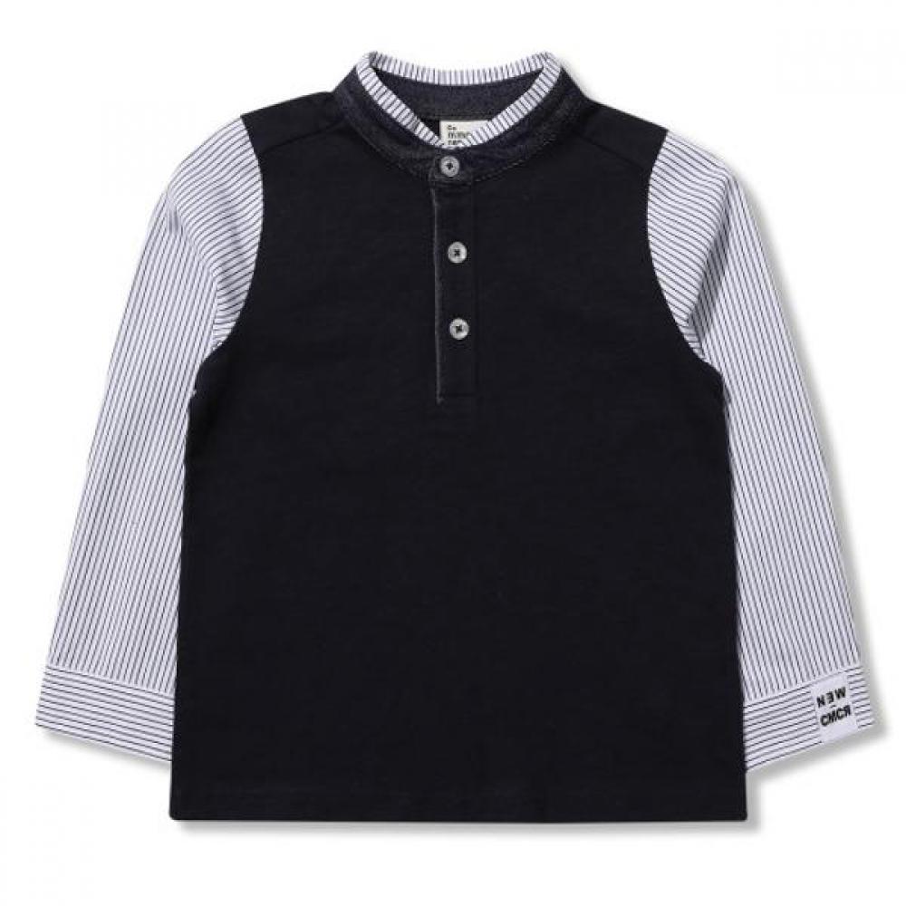 

[comance] Футболка типа хенли c2012T108 Navy/100