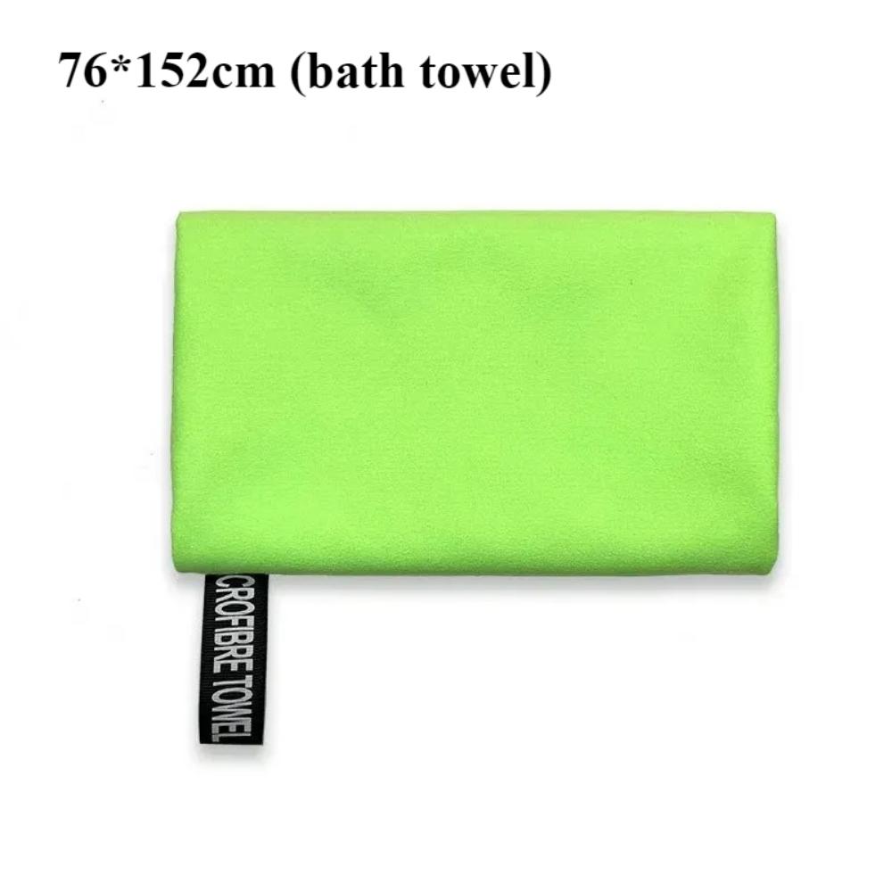Ultra-Absorbent Microfiber Towel for Sports & Outdoor Activities - Quick-Drying, Compact