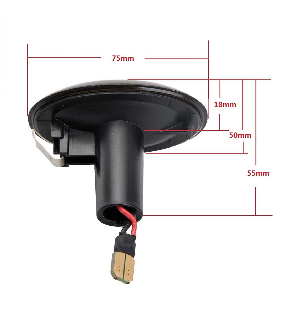 BMW MINI LED Side Marker Sequential Turn Signal Flowing Type Dynamic High Brightness LED