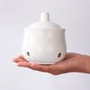 Breathable Ventilated Garlic Keeper Ceramic Garlic Container Garlic Storage Jar  Dried Chilies