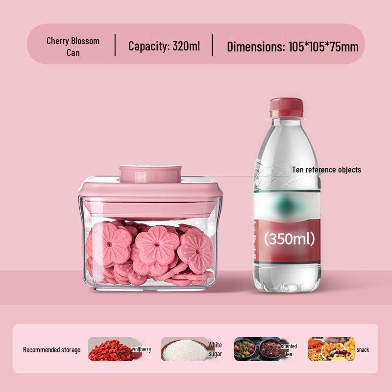 Ankou Moisture-Proof Food Grade Storage Jar for Candy, Nuts, Grains & Snacks