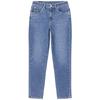 Lee Women's 413 Brushed Slim Straight Leg Jeans, Medium Blue