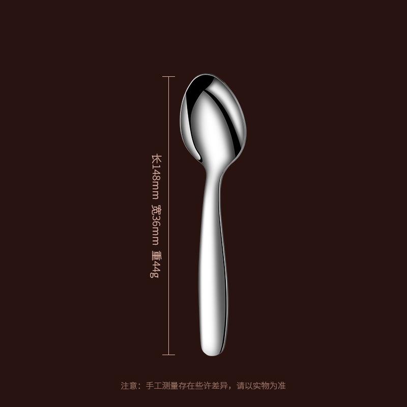 304 stainless steel tableware children's knives, forks, spoons baby complementary food feeding western food four-piece tableware set