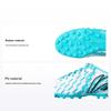 Li Ning Kids PU MG Short Stud Indoor Sports Non-Slip Wear-Resistant Breathable Low-Top Soccer Shoes Unisex Sneaker Ice-Porcelain-Green YKGU002-18